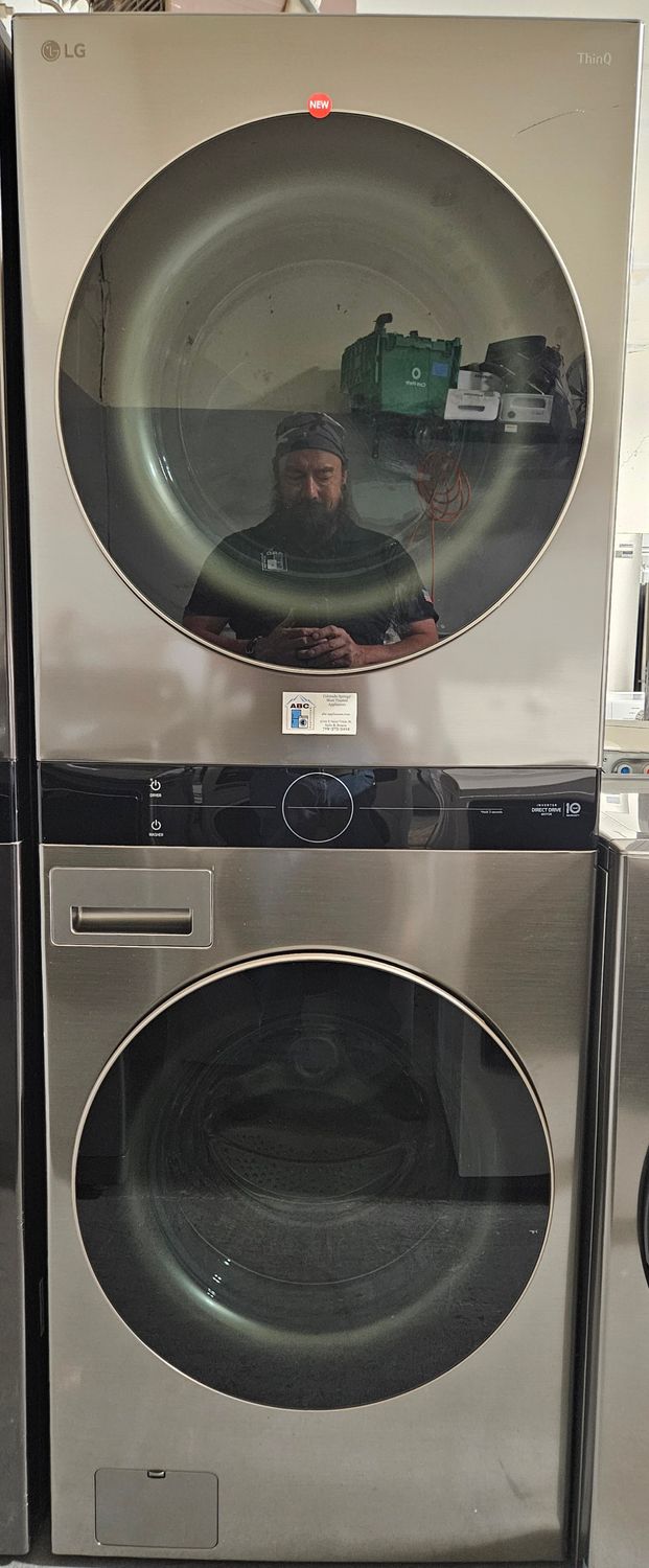 NEW! LG Single Unit Front Load WashTower with Center Control - 4.5cu.ft Washer and 7.4cu.ft Dryer