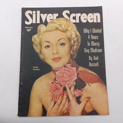 Vintage Silver screen magazine - Lana Turner - February 1950