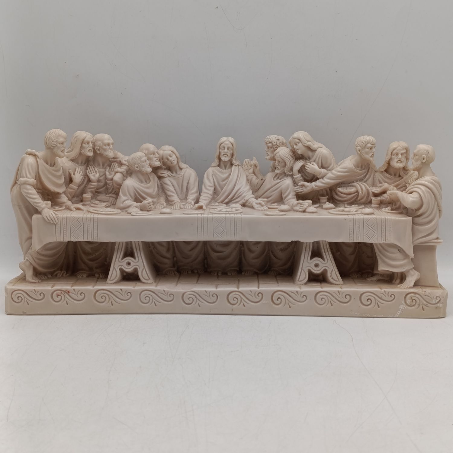 Vintage The Last Supper sculpture - polyresin