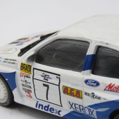 Ford Escort RS Cosworth #7 die-cast rally model car - scale 1/43