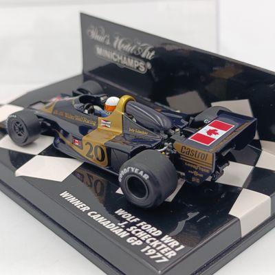 MiniChamps Wolf Ford WR1 1977 Canadian GP #20 Jody Scheckter race car model - scale 1/43