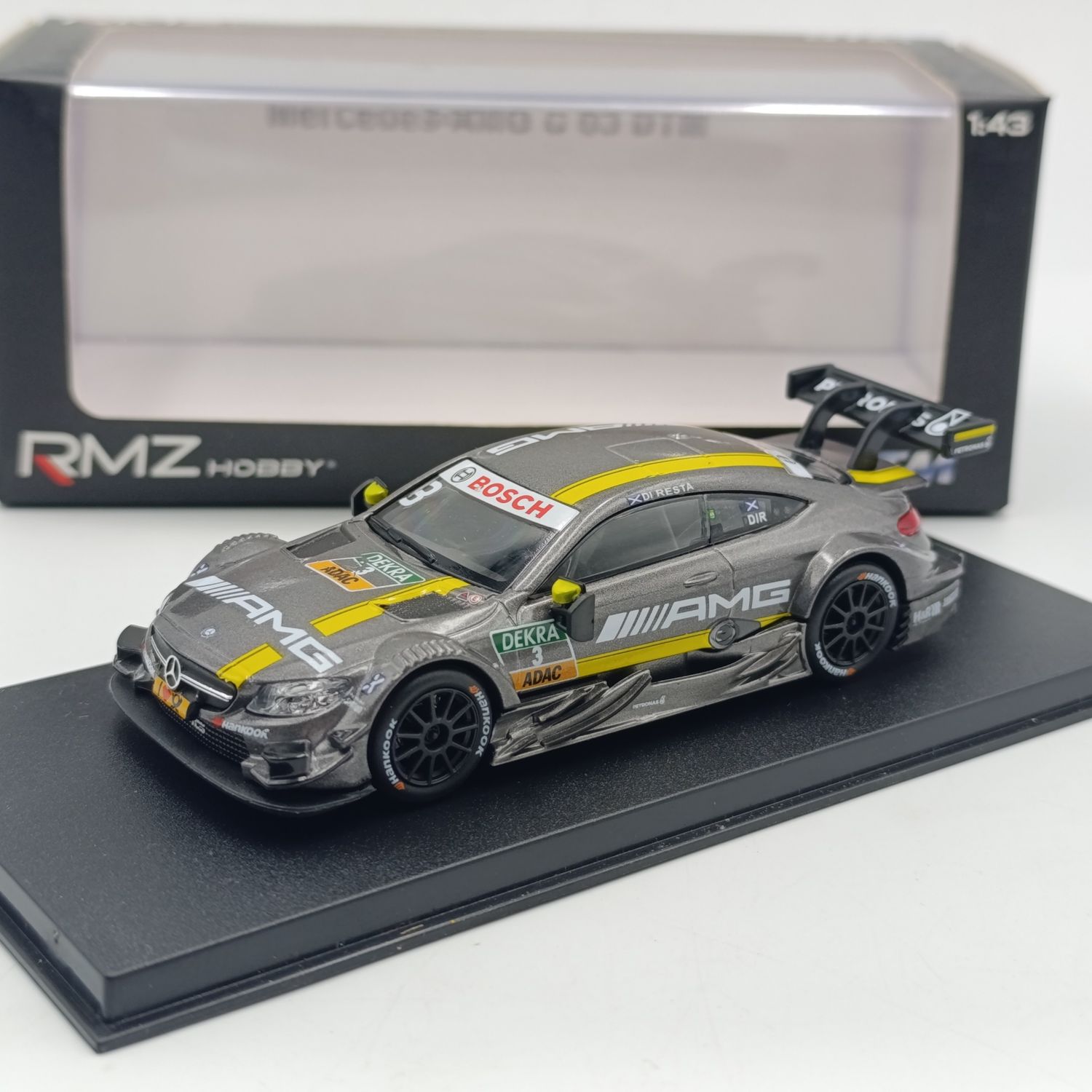 RMZ Hobby Mercedes-Benz AMG C63 DTM #3 race car model - scale 1/43
