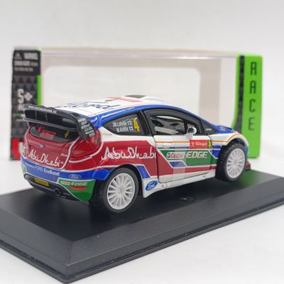 Bburago 2011 Ford Fiesta RS #4 Abu Dhabi World Rally team race car model - scale 1/32