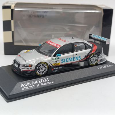 MiniChamps Audi A4 DTM 2007 #7 race car model - scale 1/43