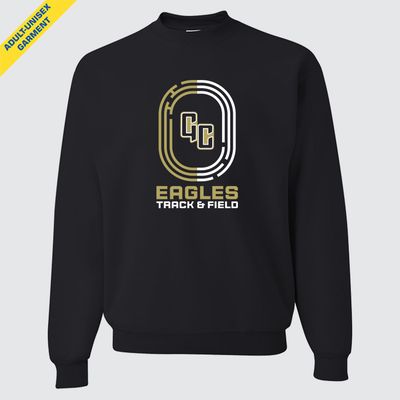 GC Track &amp; Field Track Black NuBlend Crew