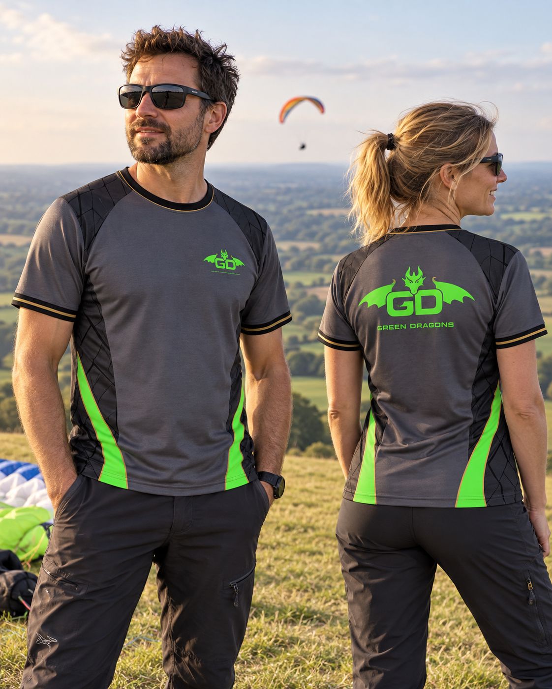 Green Dragons Airsports T-shirt Green Dragons Airsports T-shirt