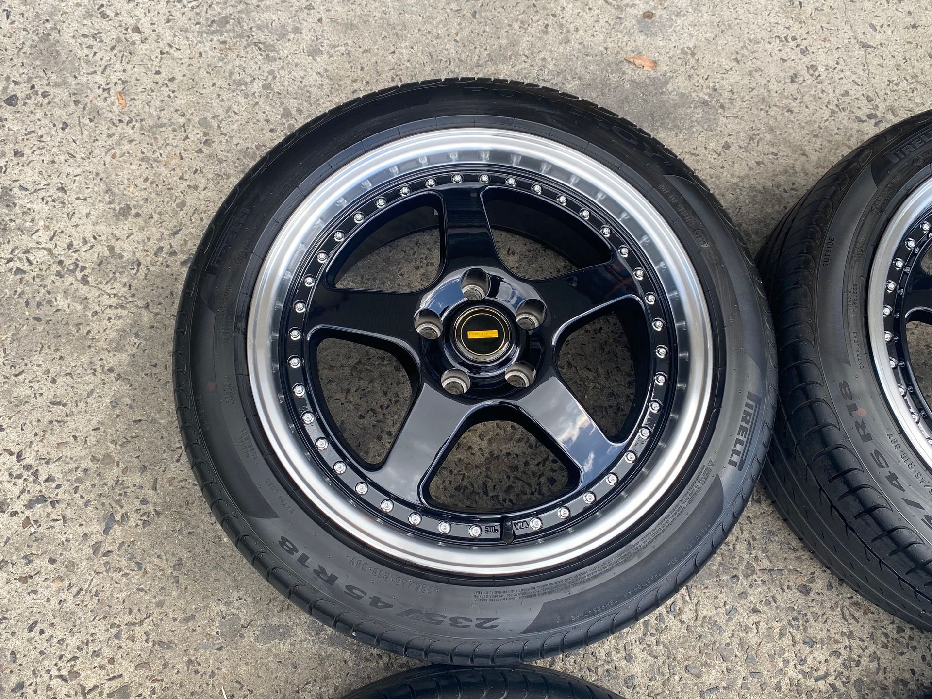 *USED* 4 x FORGEAUTO FA-5 18x8