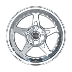 CTM MUSCLE DRAGSTAR II FULL POLISHED Size:15x8J PCD:5/120.65 ET:0 (HOLDEN HQ-WB FITMENT)