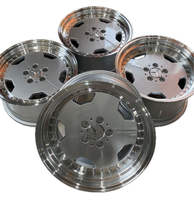 NEW 18" MERCEDES PERFORMA 25 WHEELS 8" & 9" STAGGERED SET OF 4 - PCD: 5x112 ET: 35P