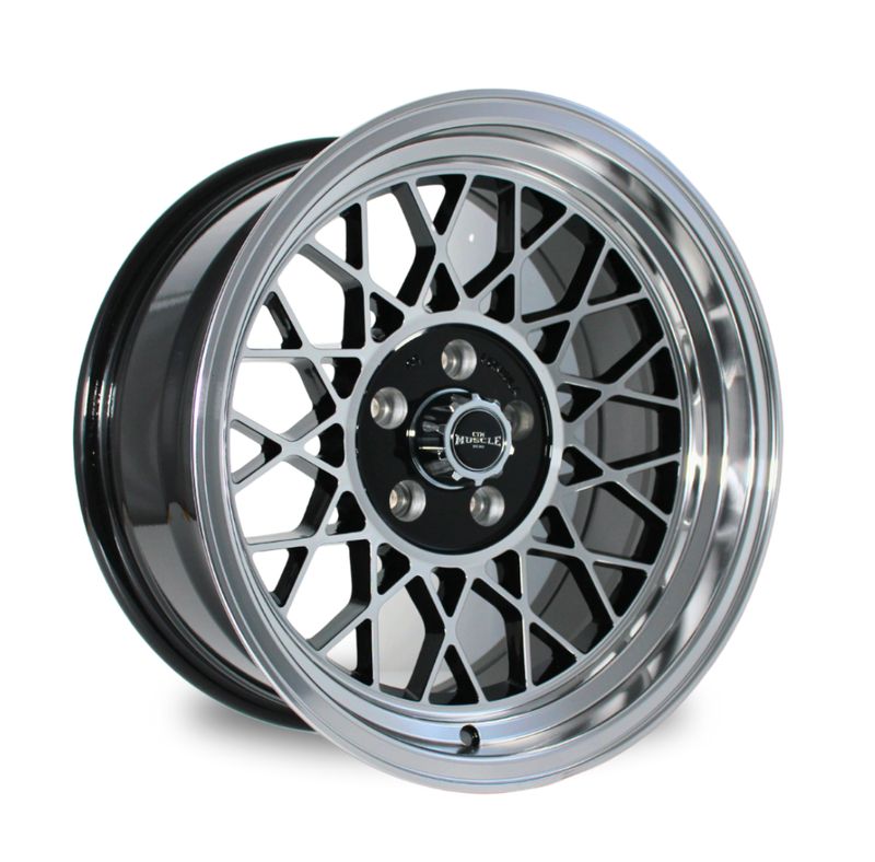 CTM MUSCLE HOTWIRE BLACK / MACHINED Size:15x7J PCD:5/120.65 ET:0