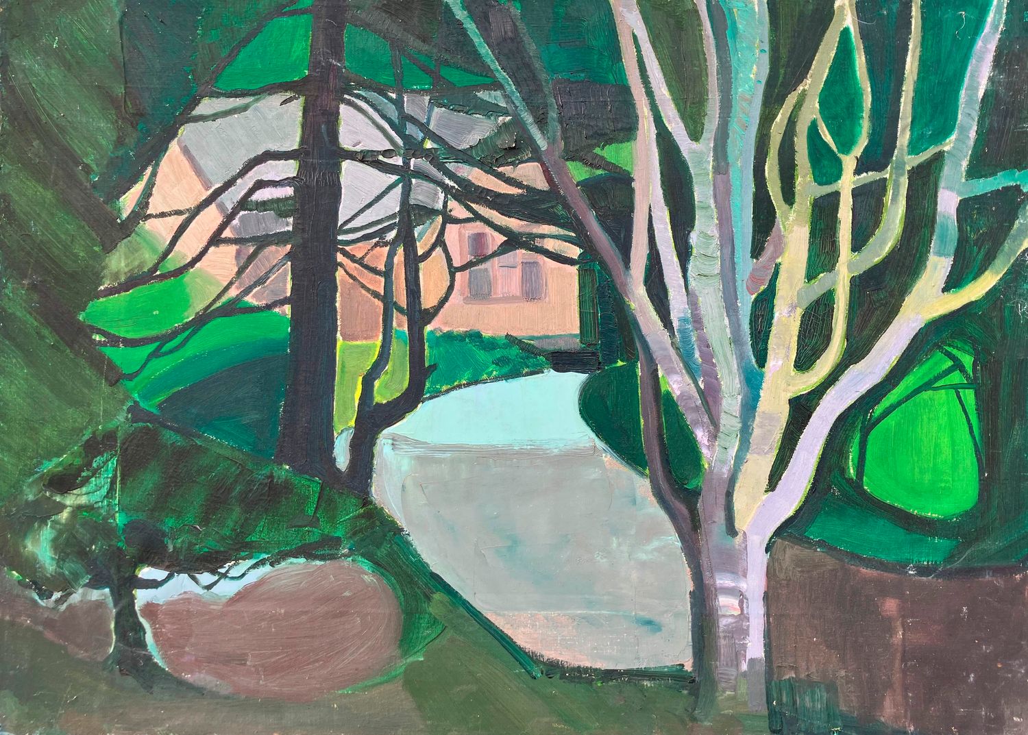 ORIGINAL- Cyprus Trees at Birmingham 1961