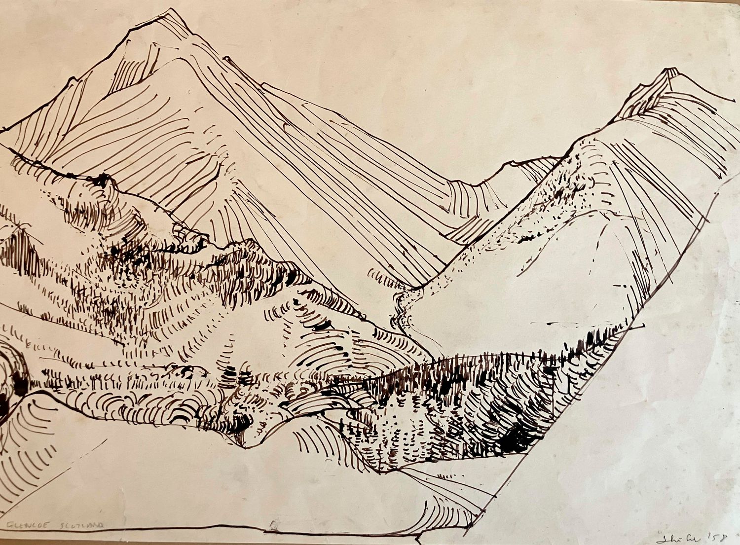 ORIGINAL -GLENCOE Scotland 1958