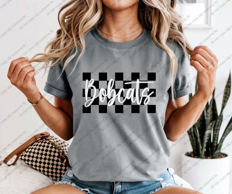 Checkered Bobcats. Checkered Bobcats.
