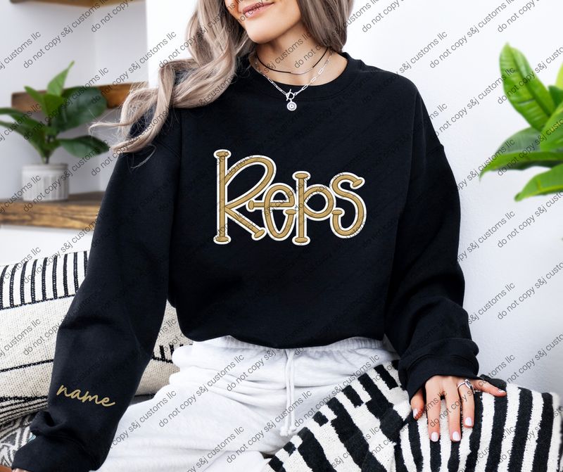 Reps Layered Embroidered Sweatshirt Option #1
