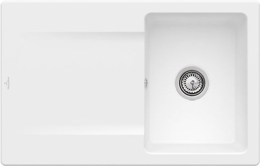 Villeroy &amp; Boch Siluet 45 Built-in sink, included Waste system hand-operated, 800 x 510 mm, CeramicPlus