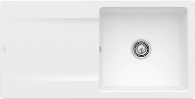 Villeroy &amp; Boch Siluet 60 Built-in sink, included Waste system hand-operated, 1000 x 510 mm, CeramicPlus