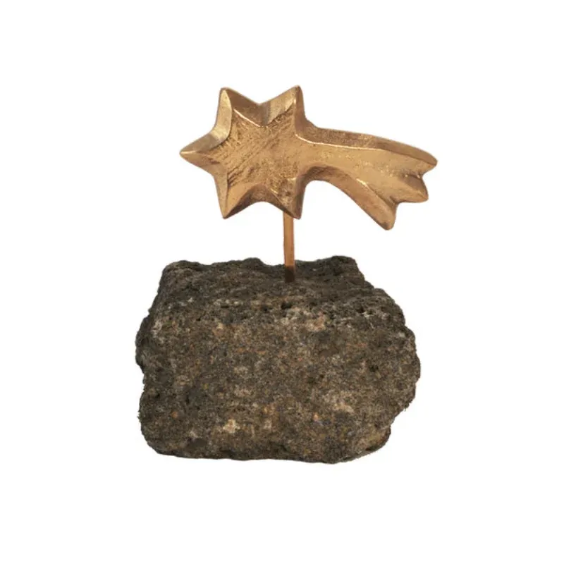 Star on basalt lava          3⅛″ high × 3″ wide  Being discontinued