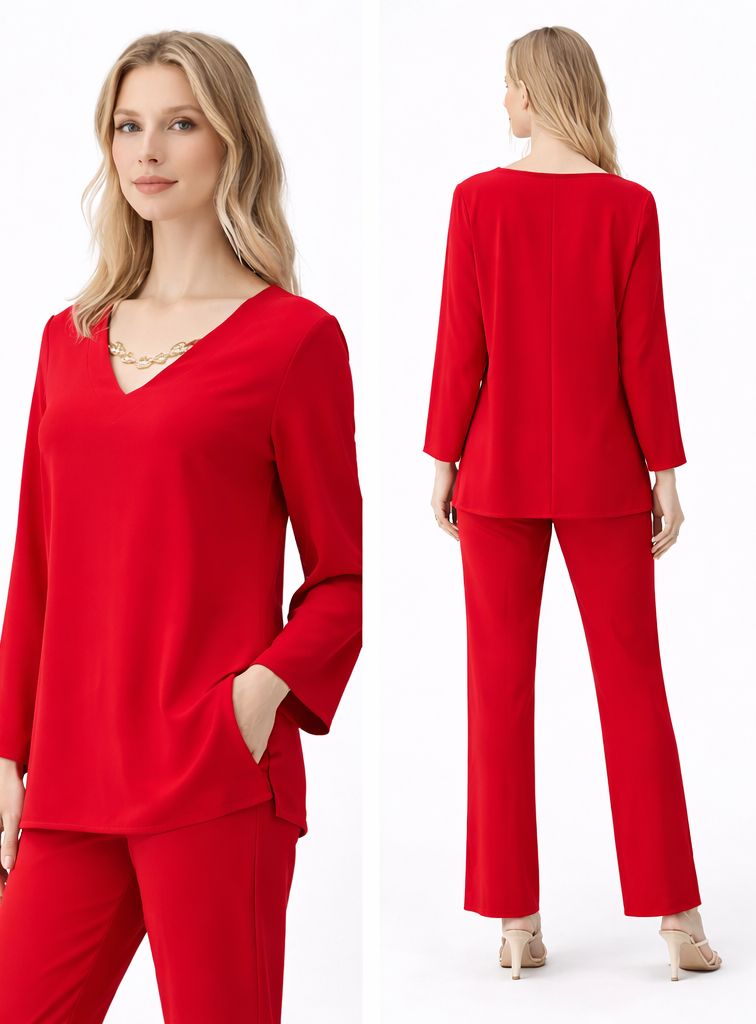 completo casacca pantalone Carla Ferroni 17096