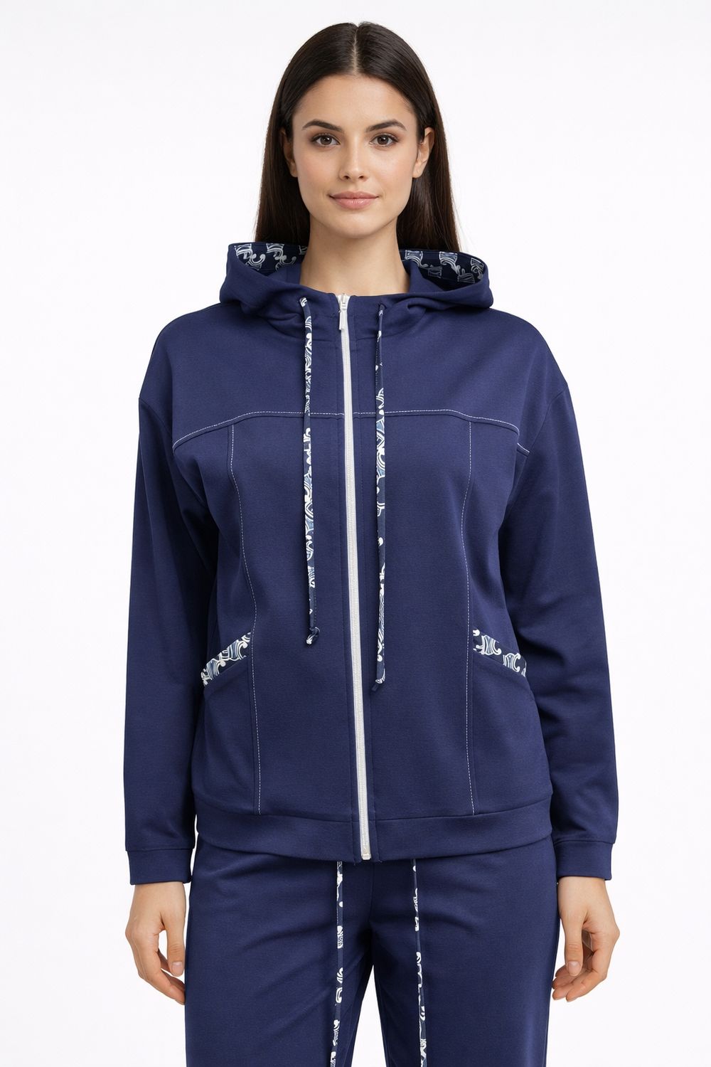 completo tuta felpa + pantalone Carla Ferroni 70196 70195