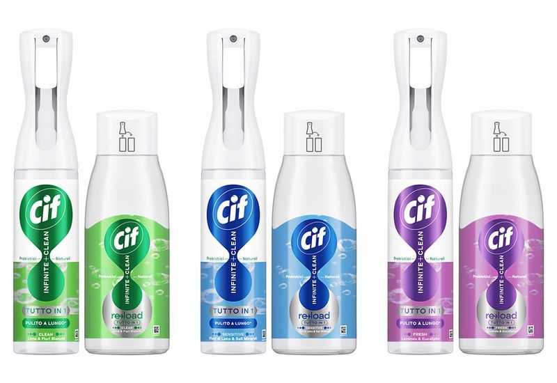 KALINDRA | CIF Infinite &amp; Clean Spray. Product, refill and starter kit