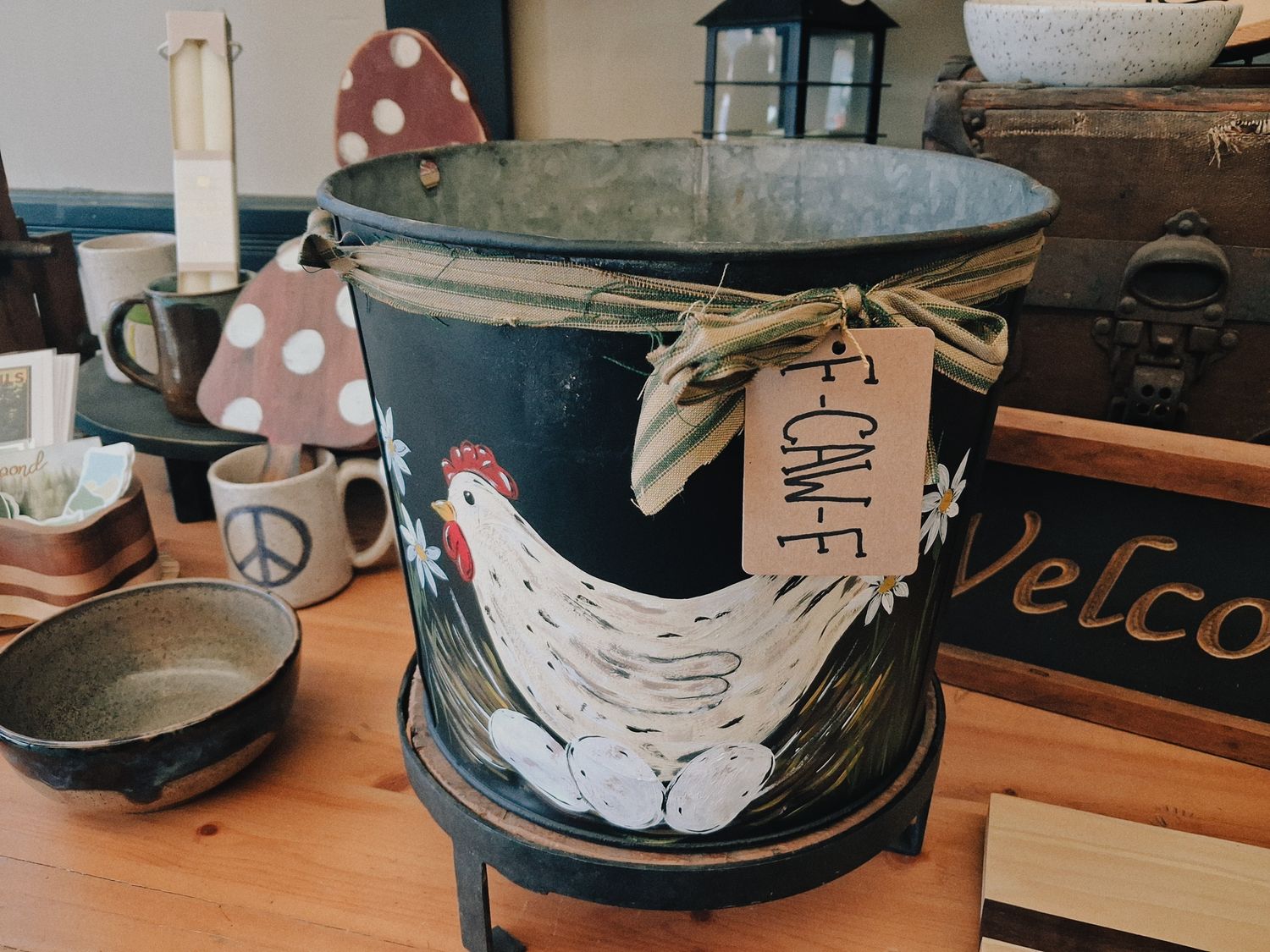 Chicken Sap Bucket