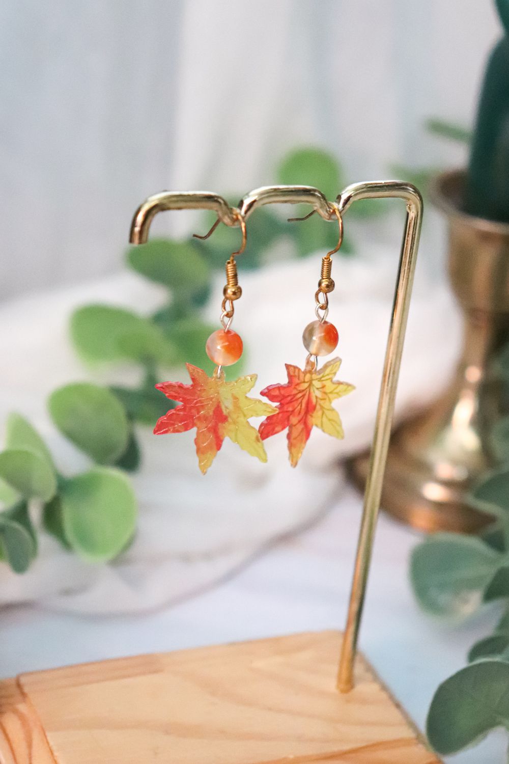 Boucle d'oreille - Autumn Leaf