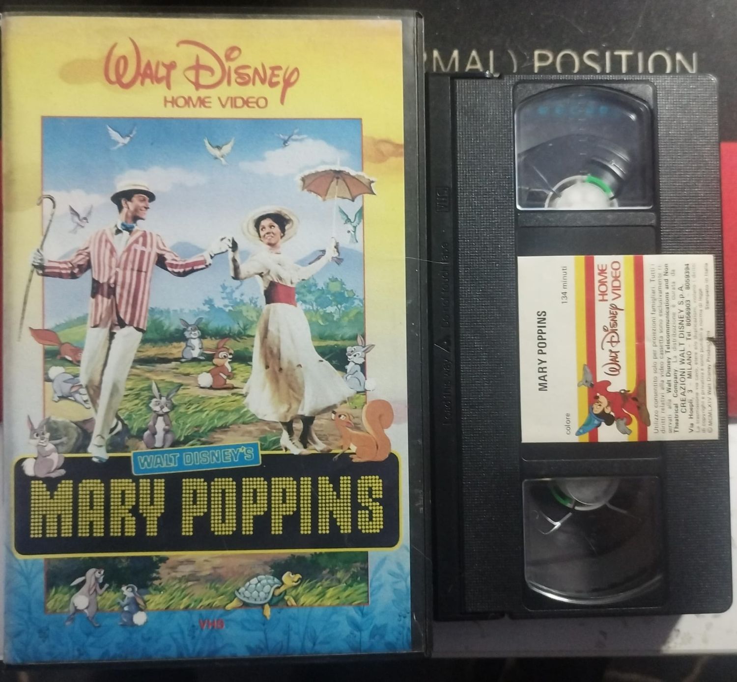 TeknoFilm - VHS - MARY POPPINS di Robert Stevenson e Hamilton Luske (1964) - WALT DISNEY TeknoFilm - VHS - MARY POPPINS di Robert Stevenson e Hamilton Luske (1964) - WALT DISNEY