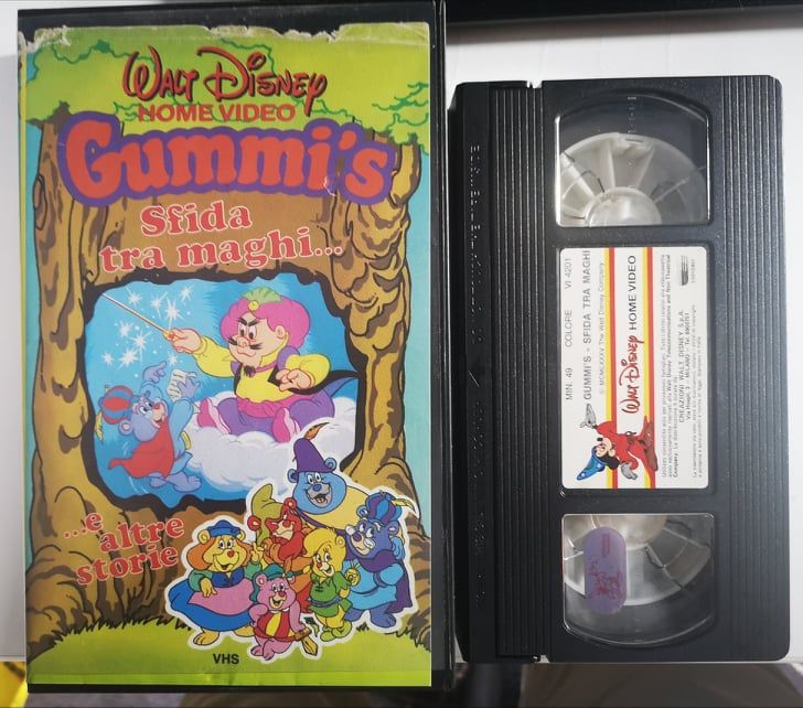 TeknoFilm - VHS - GUMMI'S - SFIDA TRA MAGHI di A.A.V.V.  (1985) - WALT DISNEY (INEDITO IN DVD)