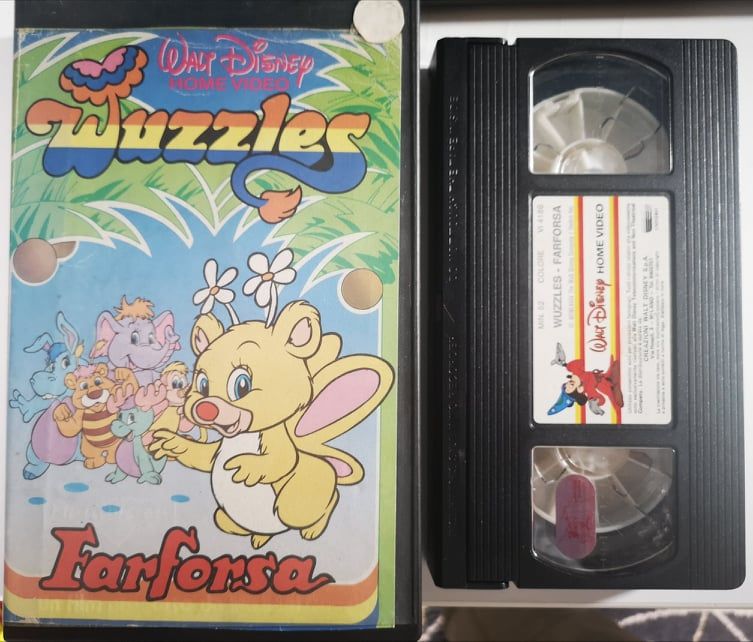 TeknoFilm - VHS - WUZZLES - FARFORSA di A.A.V.V. (1985) - WALT DISNEY (INEDITO IN DVD)