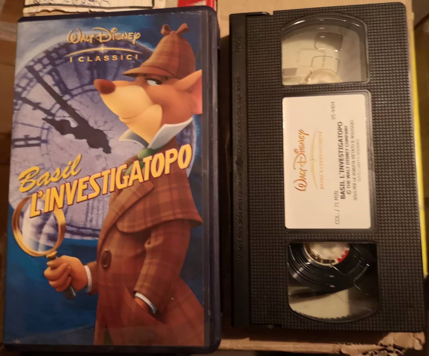 TeknoFilm - VHS - BASIL L'INVESTIGATOPO di A.A.V.V. (1986) - WALT DISNEY TeknoFilm - VHS - BASIL L'INVESTIGATOPO di A.A.V.V. (1986) - WALT DISNEY