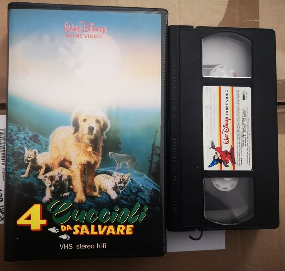 TeknoFilm - VHS – 4 CUCCIOLI DA SALVARE di Joe Camp (1987) - WALT DISNEY TeknoFilm - VHS – 4 CUCCIOLI DA SALVARE di Joe Camp (1987) - WALT DISNEY