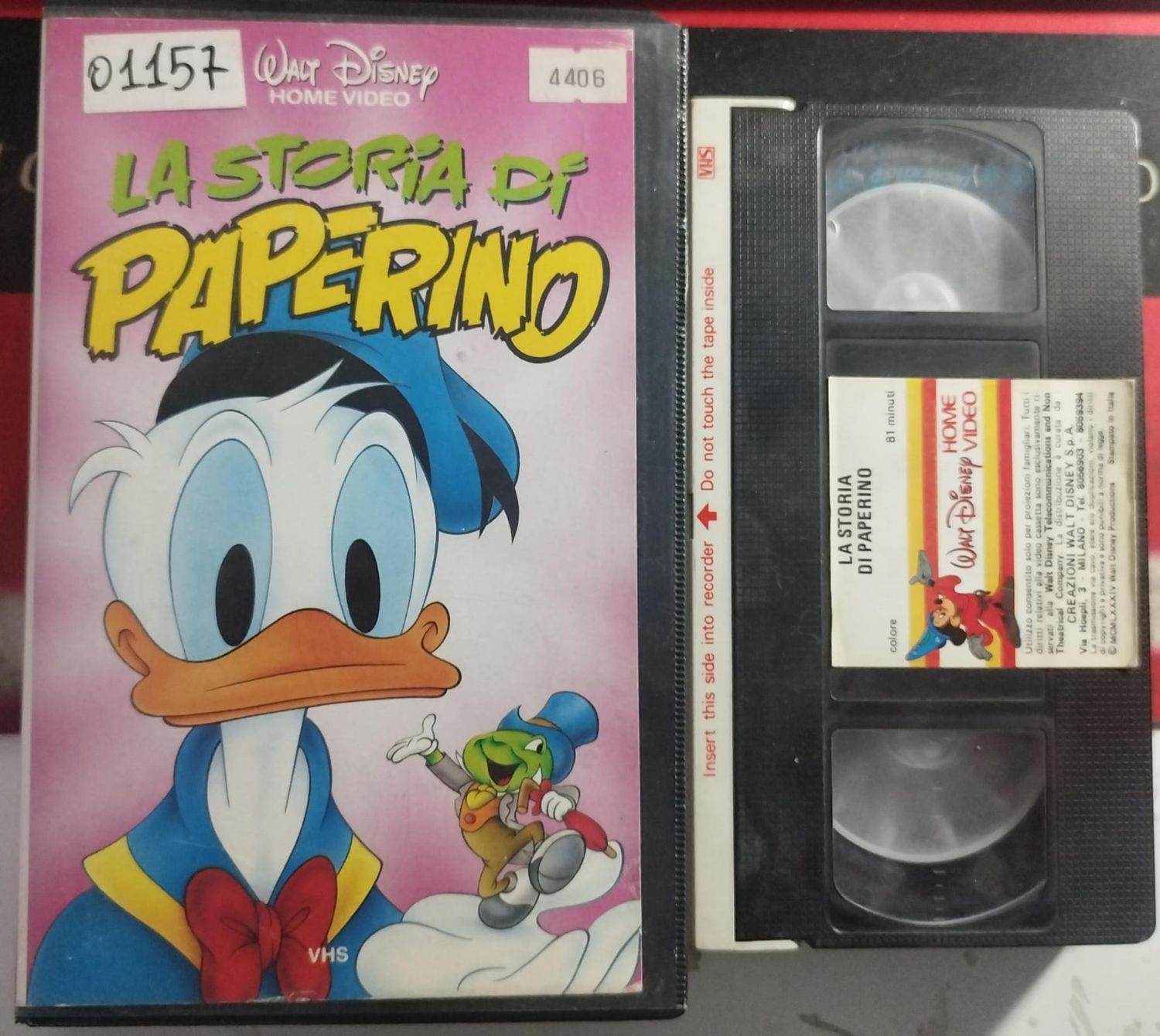 TeknoFilm - VHS  – LA STORIA DI PAPERINO di A.A.V.V. (1984) - WALT DISNEY (INEDITO IN DVD)