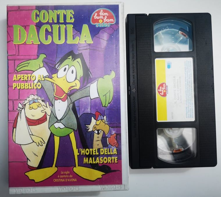 TeknoFilm - VHS – CONTE DRACULA (3 Episodi) di Carlos Alfonso, Chris Randall e Keith Scoble (1988) - BIM BUM BAM VIDEO (INEDITO IN DVD) TeknoFilm - VHS – CONTE DRACULA (3 Episodi) di Carlos Alfonso, Chris Randall e Keith Scoble (1988) - BIM BUM BAM VIDEO (INEDITO IN DVD)