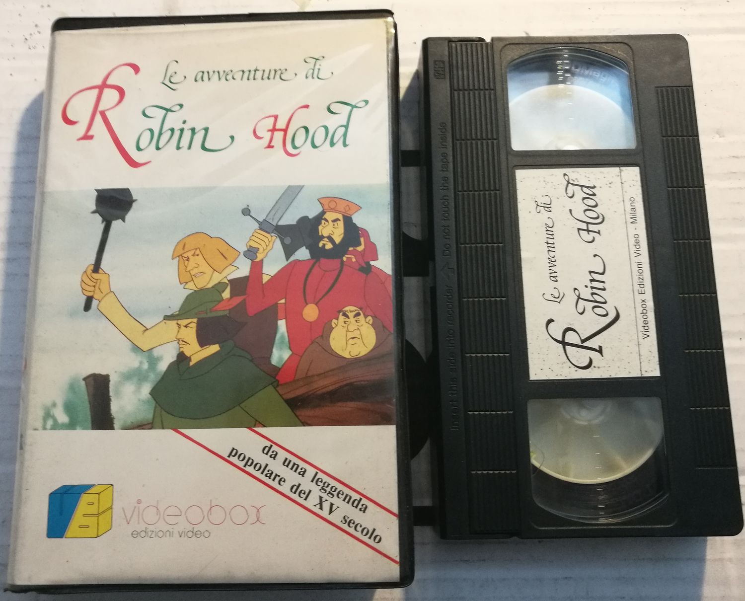 TeknoFilm - VHS – LE AVVENTURE DI ROBIN HOOD (1986) - VIDEOBOX (INEDITO IN DVD) TeknoFilm - VHS – LE AVVENTURE DI ROBIN HOOD (1986) - VIDEOBOX (INEDITO IN DVD)