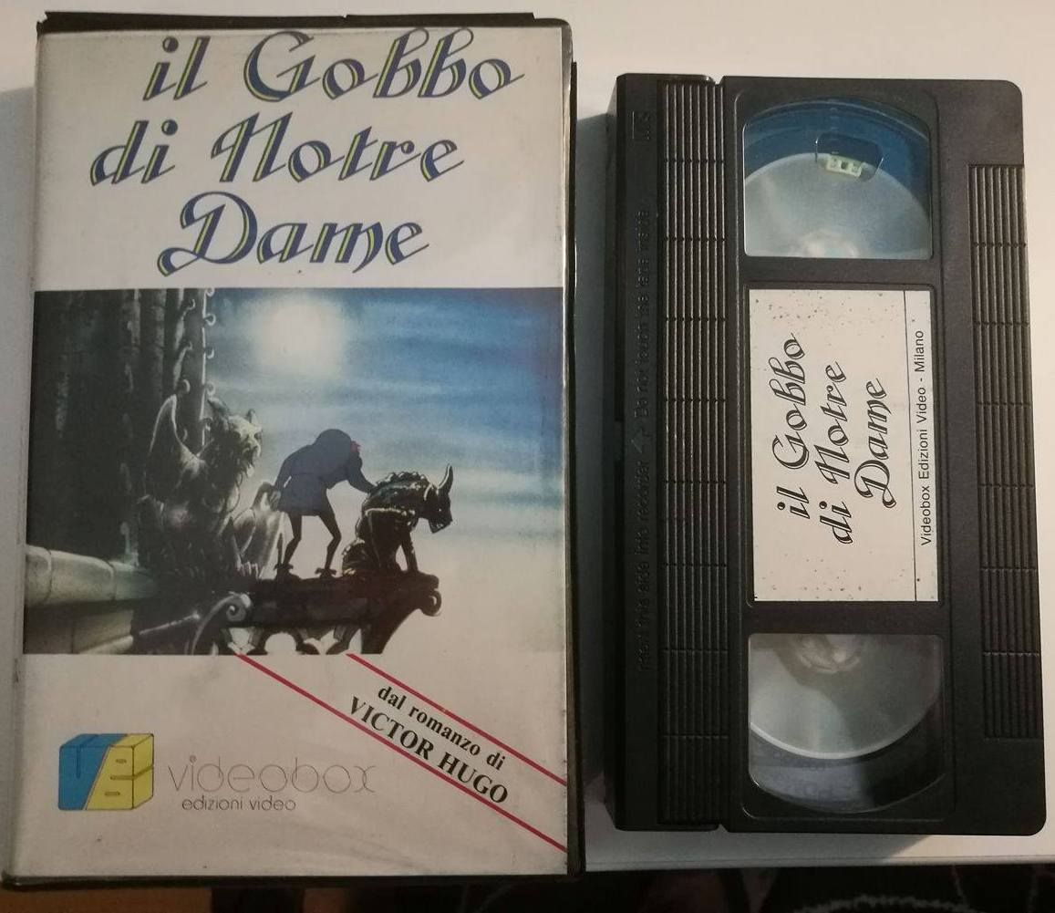 TeknoFilm - VHS – IL GOBBO DI NOTRE DAME (1986) - VIDEOBOX (INEDITO IN DVD) TeknoFilm - VHS – IL GOBBO DI NOTRE DAME (1986) - VIDEOBOX (INEDITO IN DVD)