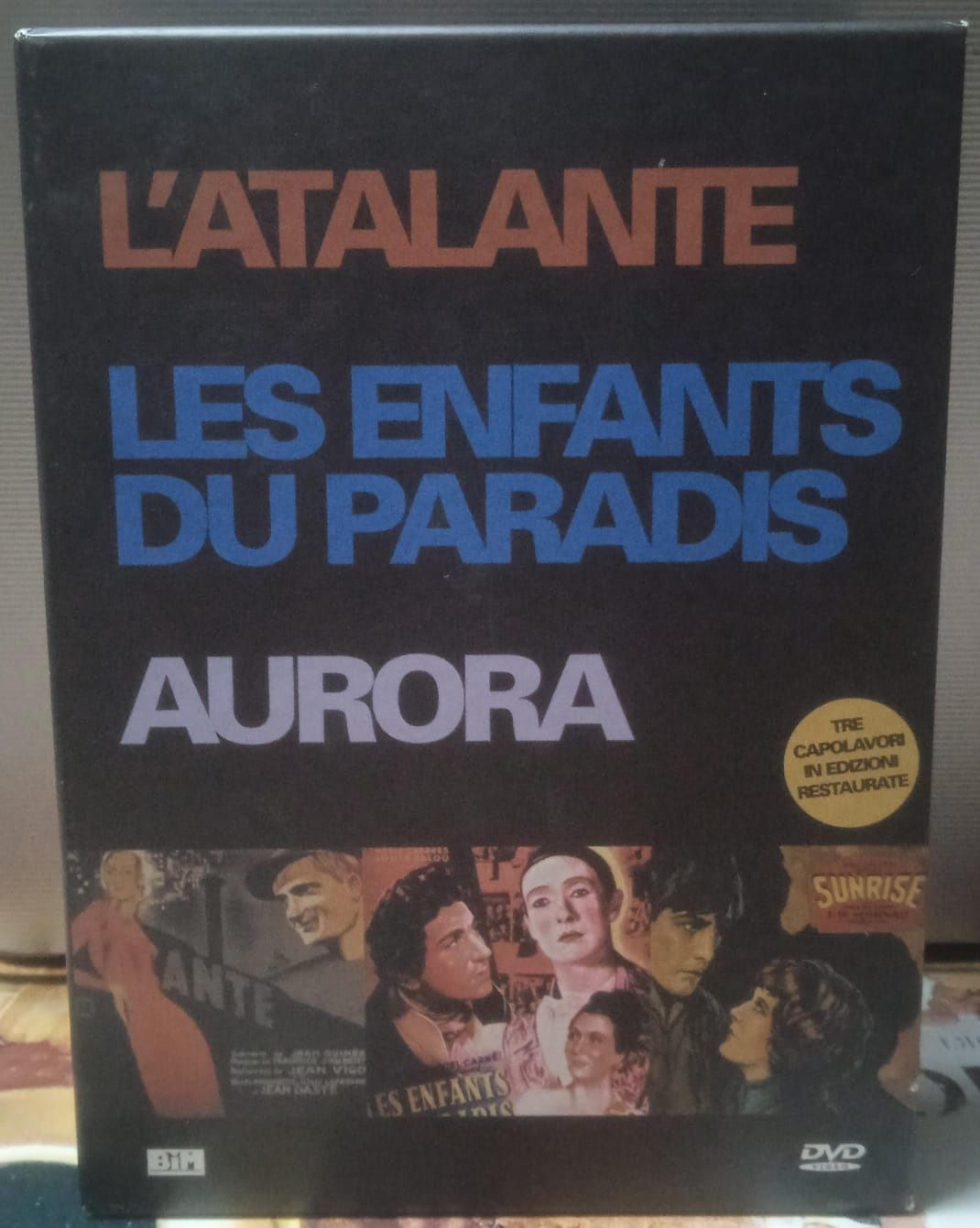 TeknoFilm - 5 DVD (Lingua Francese - Sub. ITA) – 3 film L'ATALANTE Jean Vigo - LES ENFANTS DU PARADIS Marcel Carné - AURORA F.W. Murnau (1927) - Q MEDIA TeknoFilm - 5 DVD (Lingua Francese - Sub. ITA) – 3 film L'ATALANTE Jean Vigo - LES ENFANTS DU PARADIS Marcel Carné - AURORA F.W. Murnau (1927) - Q MEDIA