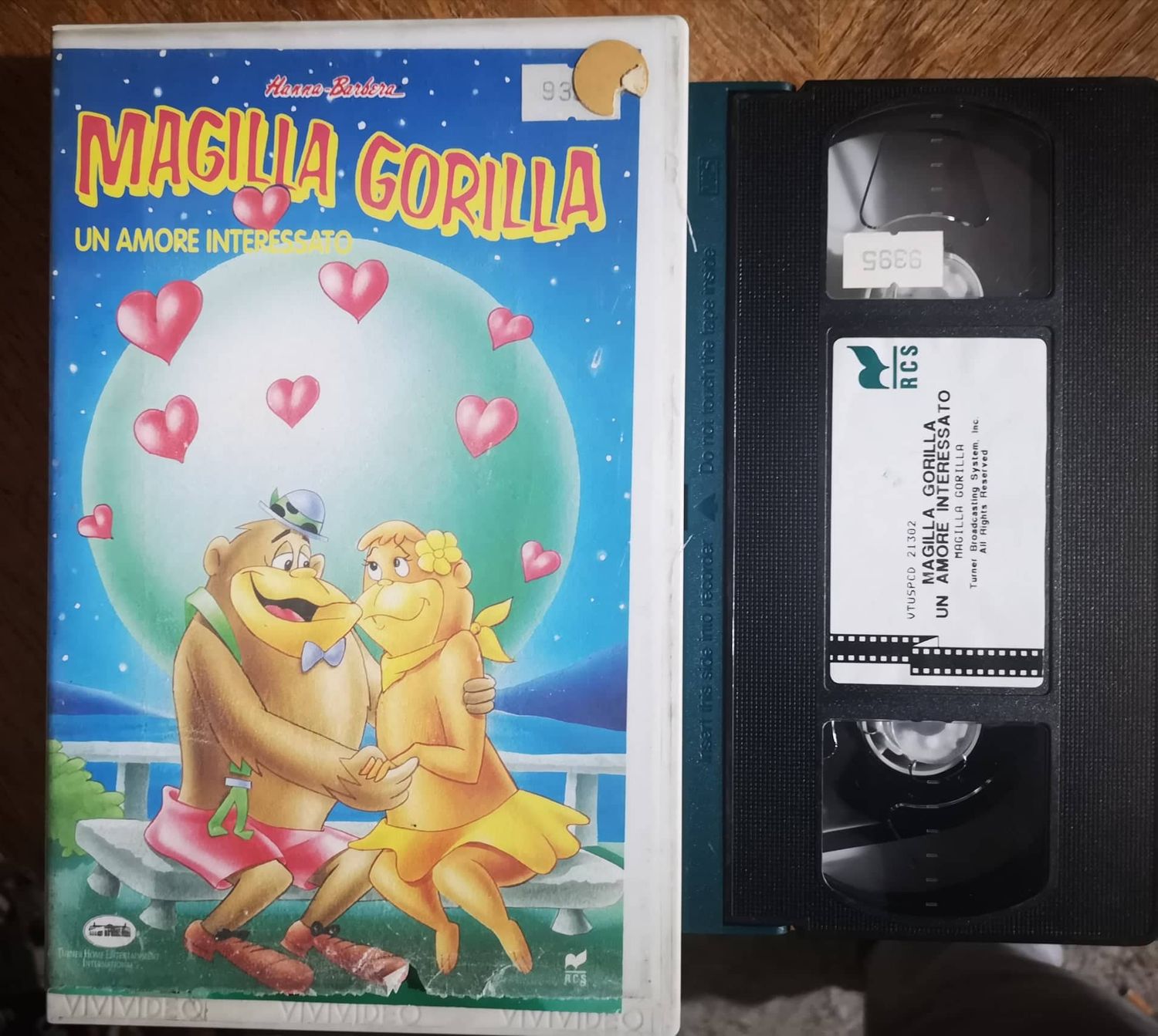 TeknoFilm - VHS – MAGILLA GORILLA - UN AMORE INTERESSATO di William Hanna e Joseph Barbera (1964) - RCS (INEDITO IN DVD)