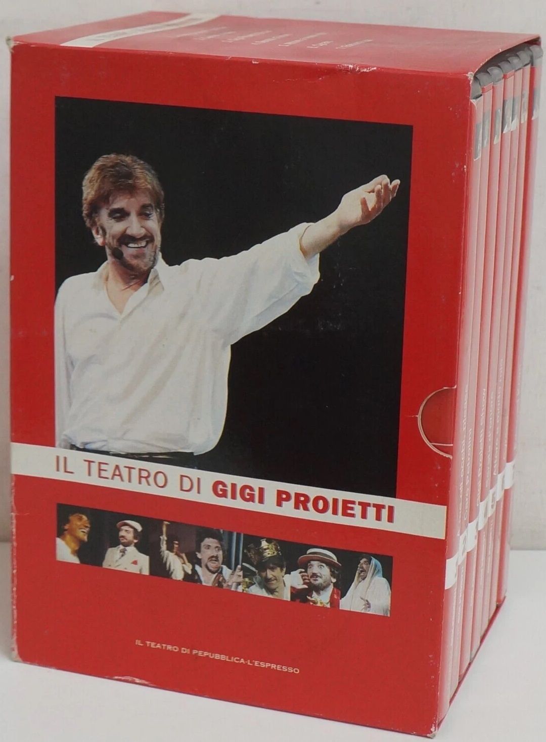 TeknoFilm - Box 7 DVD – IL TEATRO DI GIGI PROIETTI (2005) - REPUBBLICA/L'ESPRESSO TeknoFilm - Box 7 DVD – IL TEATRO DI GIGI PROIETTI (2005) - REPUBBLICA/L'ESPRESSO