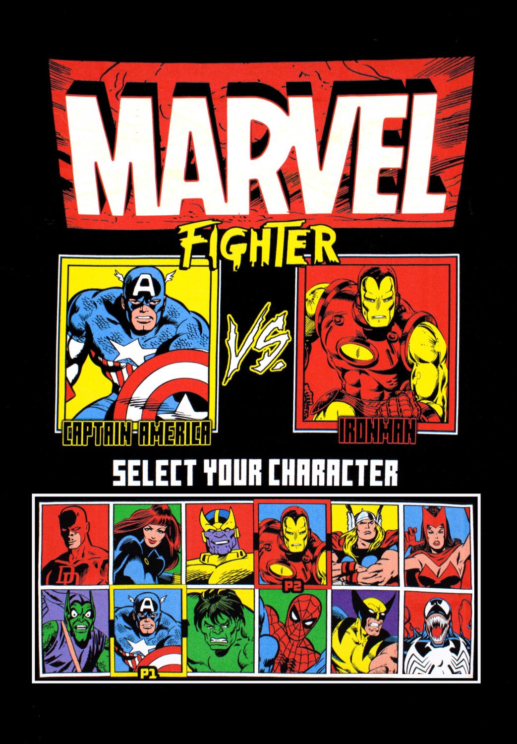 Marvel VS Screen T-Shirt