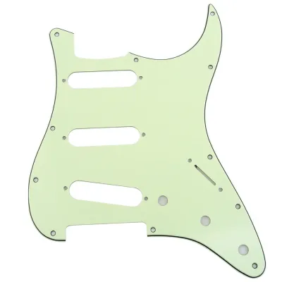 BRIO S-Style SSS Pickguard – Mint Green (Modern Mint) – 11-Hole USA / MIM