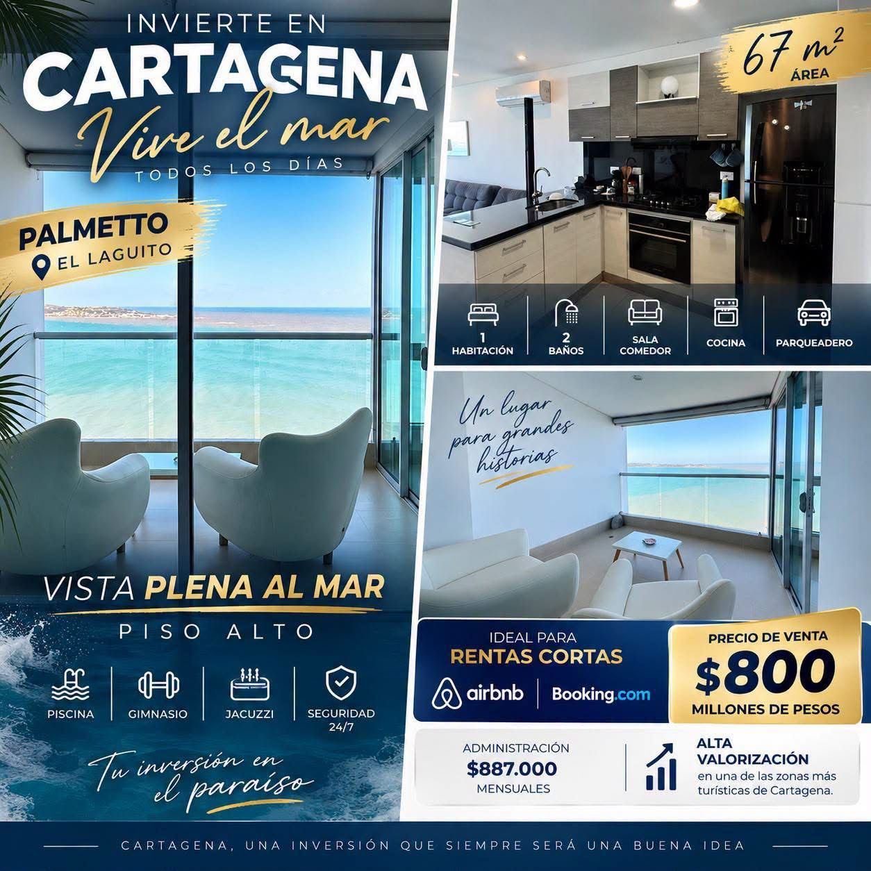 APARTAMENTO EN VENTA EN PALMETTO