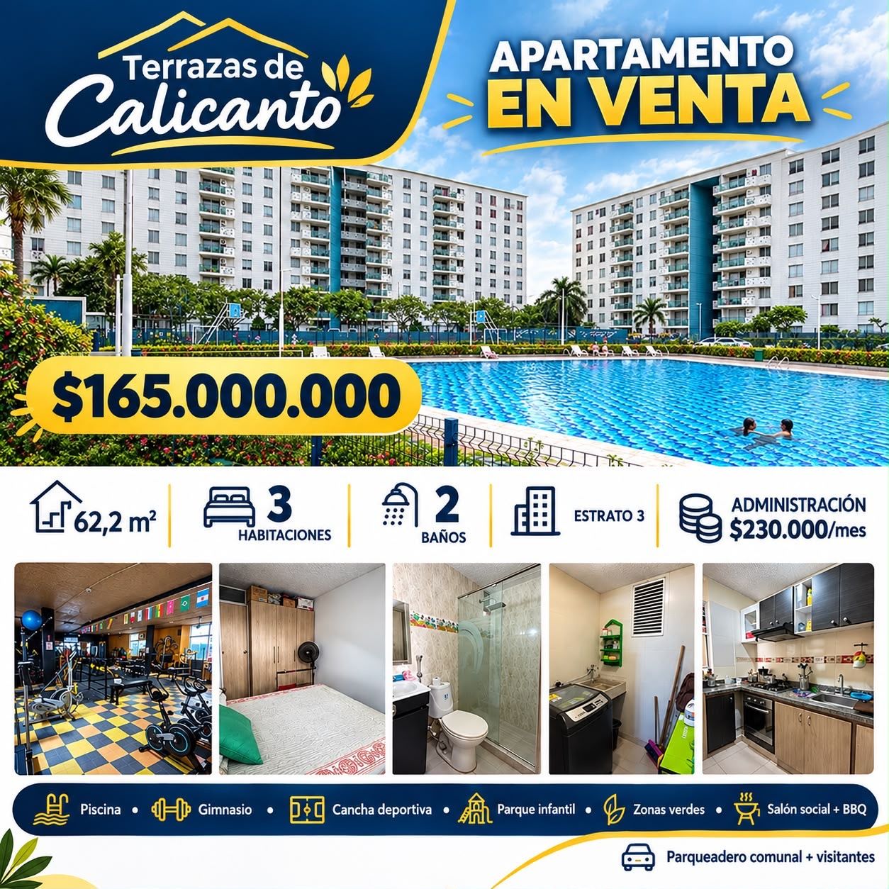 APTO EN TERRAZAS DE CALICANTO