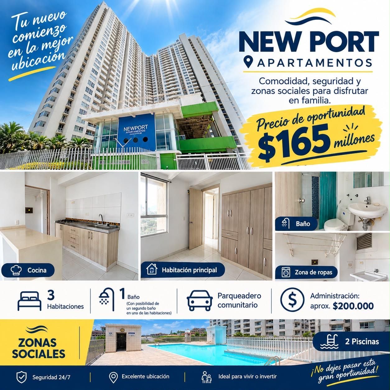 VENTA DE APTO EN NEWPORT