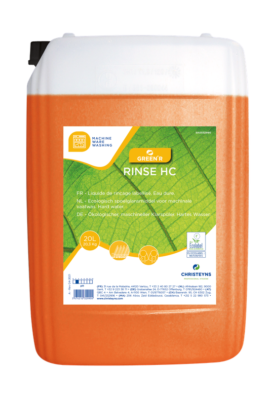 Green'r Rinse HC spoelglansmiddel 20 L