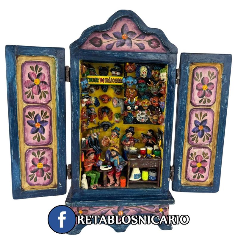 Mask Maker Workshop Retablo: Where Tradition Takes Many Faces