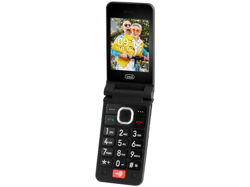 TREVI FLEX PLUS 95 4G D/DISPLAY SENIOR PHONE NERO