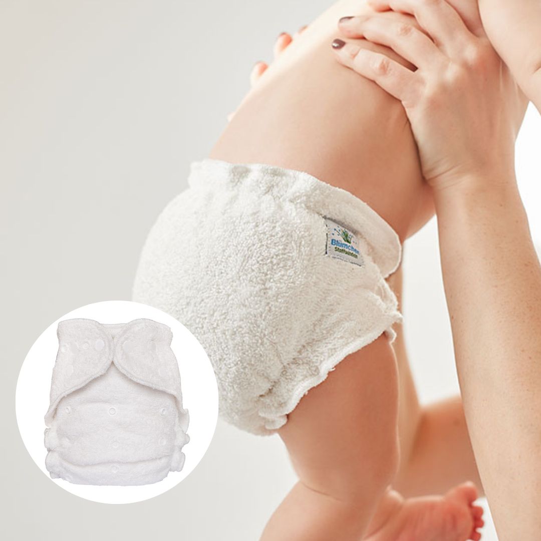 Blümchen OneSize Bambusfrotteewindel | 3–15 kg