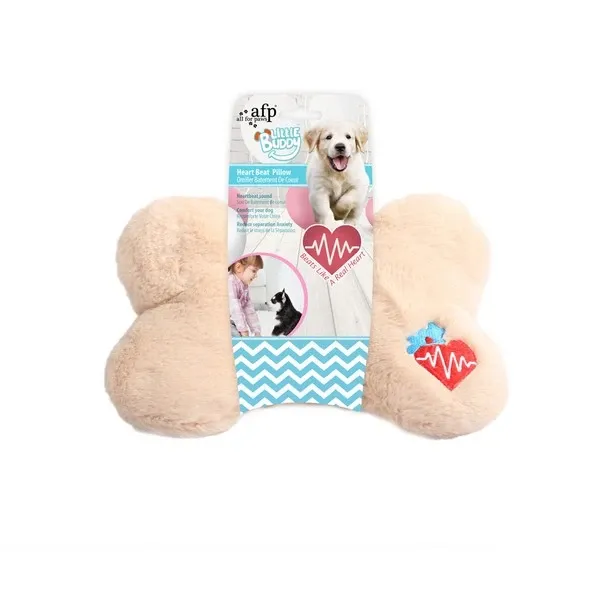 All For Paws Heart Beat Pillow Dog Toy