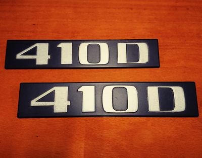 #043 Mercedes 410D Type Designation Emblem SET #043 Mercedes 410D Type Designation Emblem SET
