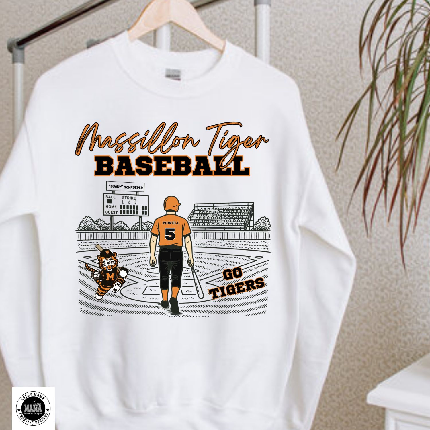 ✨ Massillon Tiger Baseball Game Day Pride- CUSTOMIZED